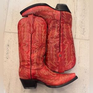 New, never worn! Red Corral Cowboy Boots, Size 8.5